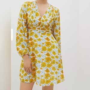Vera for Anthropologie Buttercup Mini Dress
